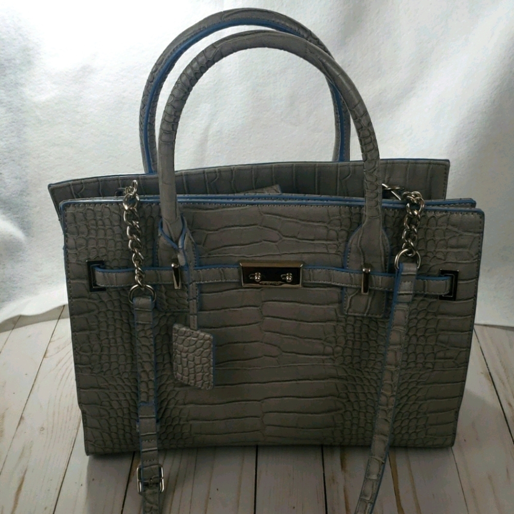 Nine West shoulder bag - Light gray and blue